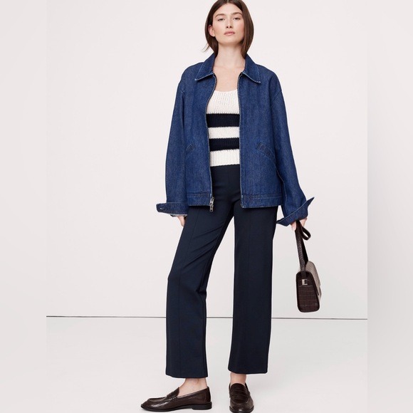 Banana Republic Pants - NWT-Banana Republic Navy Straight Everywhere Ponte Ankle Pant, Small